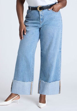 STRAIGHT LEG JEANS